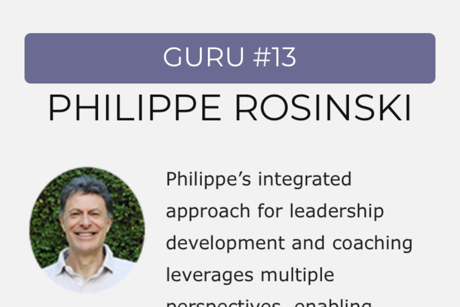 Philippe Rosinski in the Global Gurus Coaching Top 30 list