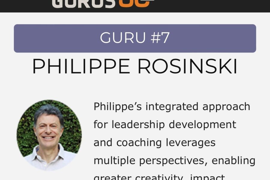 Philippe Rosinski ranked Guru #7 in the Global Gurus Coaching Top 30 list for 2023