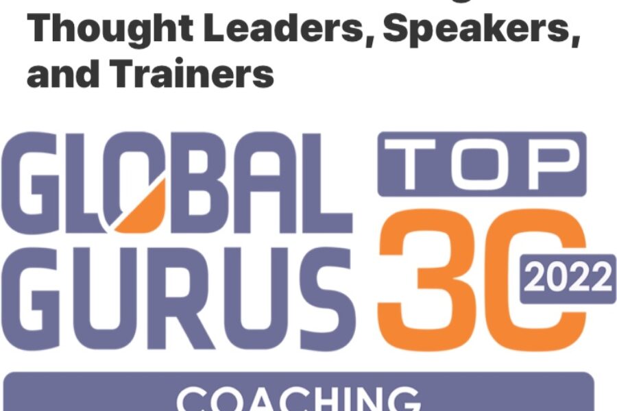 Philippe Rosinski among the top 10 in the Global Gurus Coaching Top 30 list for 2022